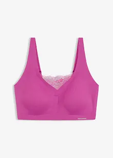Wattiertes Feel Comfort Lasercut Bralette, bonprix Wattiertes Feel Comfort Lasercut Bralette, bonprix