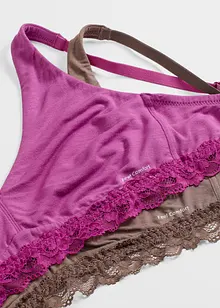 Feel Comfort Bralette aus softem Modal (2er Pack), bonprix Feel Comfort Bralette aus softem Modal (2er Pack), bonprix