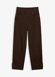 Pantalon en twill, taille haute, bonprix Pantalon en twill, taille haute, bonprix