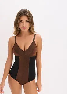 Medium Shape Body aus glitzerndem Material, bonprix Medium Shape Body aus glitzerndem Material, bonprix