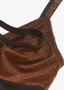 Medium Shape Body aus glitzerndem Material, bonprix Medium Shape Body aus glitzerndem Material, bonprix