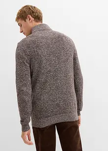 Troyer-Pullover mit reiner Baumwolle, bonprix Troyer-Pullover mit reiner Baumwolle, bonprix