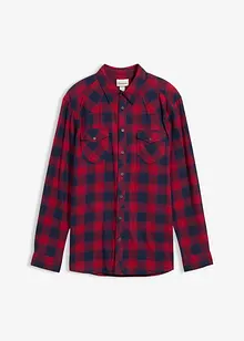 Chemisier en flanelle 100% coton, bonprix Chemisier en flanelle 100% coton, bonprix