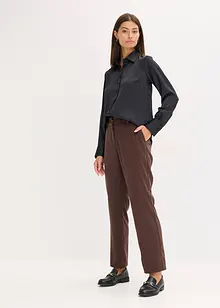 Pantalon de tailleur avec fentes, bonprix Pantalon de tailleur avec fentes, bonprix