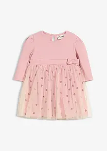Bodykleid aus Bio-Baumwolle mit kleinen Herzen-Print, bonprix Bodykleid aus Bio-Baumwolle mit kleinen Herzen-Print, bonprix