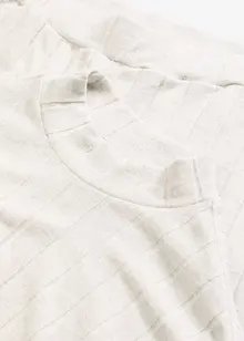 Weit geschnittener Loungewear Hausanzug aus weicher Rippe, bonprix Weit geschnittener Loungewear Hausanzug aus weicher Rippe, bonprix