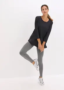 Ultrasoftes Funktionsshirt mit ¾ Ärmel, schnelltrocknend, bonprix Ultrasoftes Funktionsshirt mit ¾ Ärmel, schnelltrocknend, bonprix