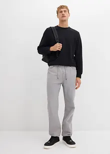Pantalon taille extensible fuselé en twill 100% coton, bonprix Pantalon taille extensible fuselé en twill 100% coton, bonprix