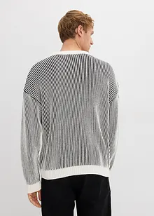 Pull côtelé ample en coton mélangé, bonprix Pull côtelé ample en coton mélangé, bonprix