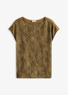 T-shirt bi-matière, bonprix T-shirt bi-matière, bonprix