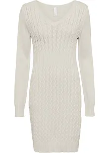 Robe en maille à motif torsadé, bonprix Robe en maille à motif torsadé, bonprix