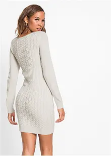 Strickkleid mit Zopfmuster, bonprix Strickkleid mit Zopfmuster, bonprix