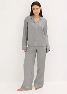 Pyjama tissé en flanelle avec motif chevrons, bonprix Pyjama tissé en flanelle avec motif chevrons, bonprix