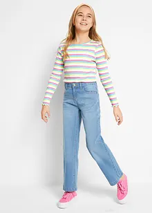 Wide-Leg-Jeans Mid Waist, bonprix Wide-Leg-Jeans Mid Waist, bonprix