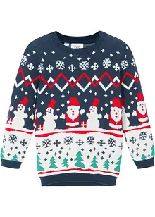Pull de Noël enfant en coton, bonprix Pull de Noël enfant en coton, bonprix