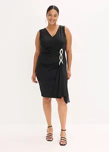 Robe en jersey avec une application en strass, bonprix Robe en jersey avec une application en strass, bonprix