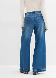 Wide-Leg-Jeans Mid Waist, Bequembund, bonprix Wide-Leg-Jeans Mid Waist, Bequembund, bonprix