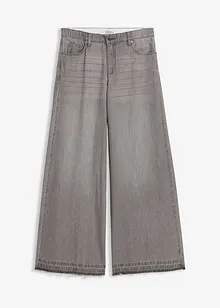 Jean large à taille mi-haute élastiquée, bonprix Jean large à taille mi-haute élastiquée, bonprix