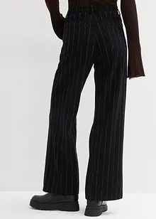 Wide-Leg-Jeans High Waist mit Destroyed Effekten, bonprix Wide-Leg-Jeans High Waist mit Destroyed Effekten, bonprix