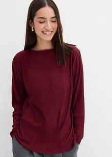 Langarmshirt mit Struktureffekt, bonprix Langarmshirt mit Struktureffekt, bonprix