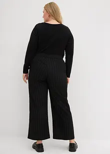 Palazzo-Hose in Wolloptik, bonprix Palazzo-Hose in Wolloptik, bonprix