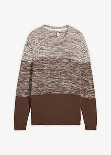 Pull en coton mélangé, coupe ventre confort, bonprix Pull en coton mélangé, coupe ventre confort, bonprix