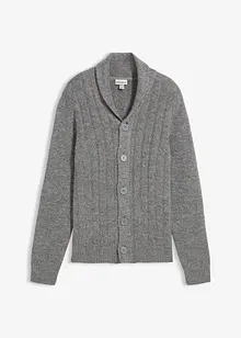 Gilet en maille à motif côtelé, bonprix Gilet en maille à motif côtelé, bonprix