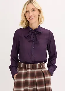 Chiffonbluse mit abnehmbarer Schluppe, bonprix Chiffonbluse mit abnehmbarer Schluppe, bonprix