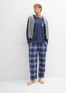 Pyjama mit Flanellhose aus weicher Baumwolle, bonprix Pyjama mit Flanellhose aus weicher Baumwolle, bonprix