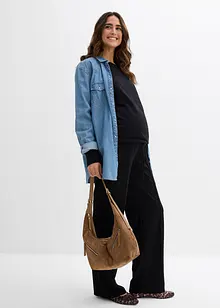 2-in-1 Umstands- und Still-Sweatshirt aus Bio-Baumwolle, bonprix 2-in-1 Umstands- und Still-Sweatshirt aus Bio-Baumwolle, bonprix