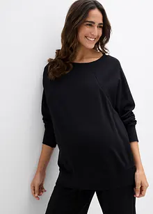 2-in-1 Umstands- und Still-Sweatshirt aus Bio-Baumwolle, bonprix 2-in-1 Umstands- und Still-Sweatshirt aus Bio-Baumwolle, bonprix