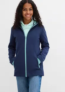Softshelljacke mit Kapuze, wasserabweisend, bonprix Softshelljacke mit Kapuze, wasserabweisend, bonprix