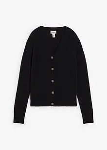 Gilet en maille avec cachemire, bonprix Gilet en maille avec cachemire, bonprix