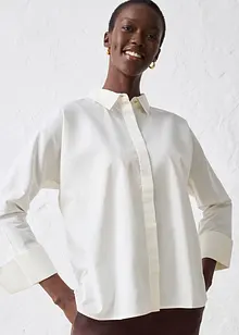 Bluse mit Seidenanteil, bonprix Bluse mit Seidenanteil, bonprix