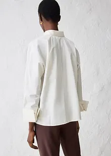 Bluse mit Seidenanteil, bonprix Bluse mit Seidenanteil, bonprix