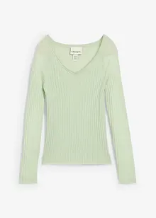 Pull en fine maille de laine mérinos, bonprix Pull en fine maille de laine mérinos, bonprix