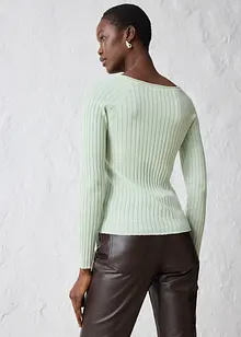 Pull en fine maille de laine mérinos, bonprix Pull en fine maille de laine mérinos, bonprix