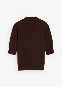 Pull doux à col roulé en laine mélangée, bonprix Pull doux à col roulé en laine mélangée, bonprix