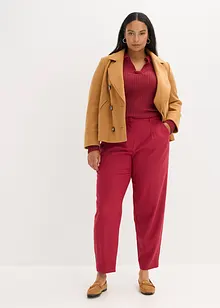 Pantalon en toile coupe barrel, bonprix Pantalon en toile coupe barrel, bonprix