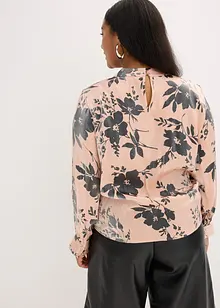 Blouse en satin de viscose mélangée, bonprix Blouse en satin de viscose mélangée, bonprix