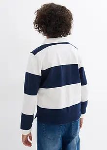Polo-Sweatshirt aus reiner Bio-Baumwolle, bonprix Polo-Sweatshirt aus reiner Bio-Baumwolle, bonprix