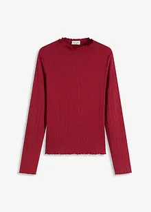 Figurbetontes Rippshirt, bonprix Figurbetontes Rippshirt, bonprix