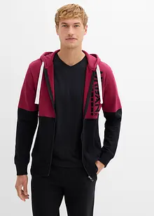 Sweat zippé à capuche 100% coton, bonprix Sweat zippé à capuche 100% coton, bonprix