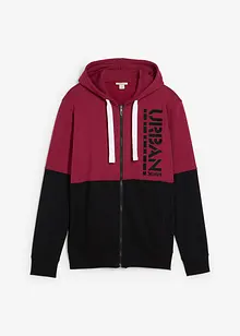 Sweat zippé à capuche 100% coton, bonprix Sweat zippé à capuche 100% coton, bonprix