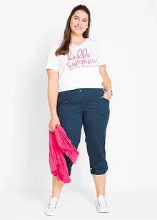 Stretch-Cargo-Hose, 3/4-Länge, bonprix Stretch-Cargo-Hose, 3/4-Länge, bonprix