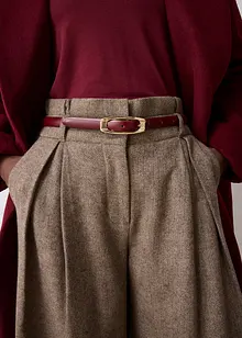 Ceinture fine en cuir, bonprix Ceinture fine en cuir, bonprix