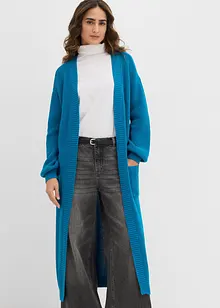 Longstrickjacke mit überschnittener Schulter, bonprix Longstrickjacke mit überschnittener Schulter, bonprix
