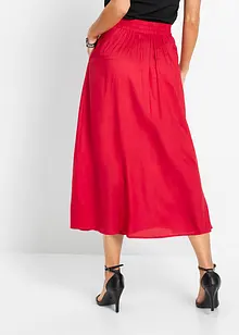Jupe longue en viscose avec taille élastique et lien à nouer, bonprix Jupe longue en viscose avec taille élastique et lien à nouer, bonprix