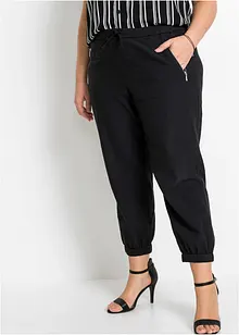 Pantalon 7/8 lin majoritaire, bonprix Pantalon 7/8 lin majoritaire, bonprix