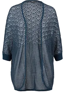 Longstrickjacke mit Lochmuster, bonprix Longstrickjacke mit Lochmuster, bonprix